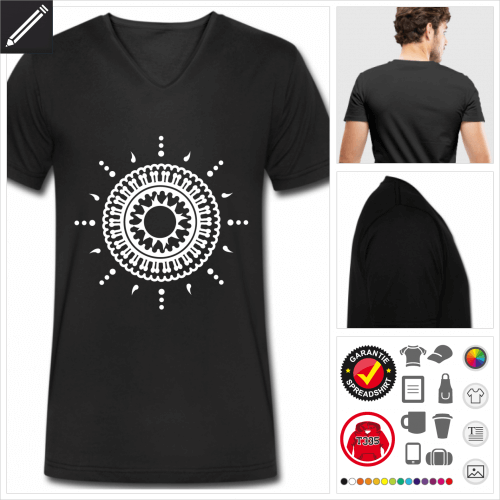 Indien T-Shirt selbst gestalten. Online Druckerei