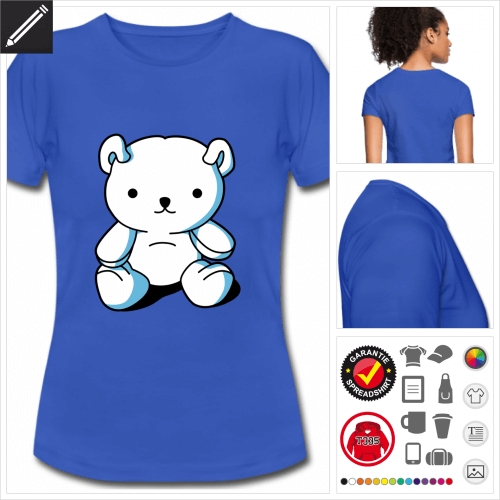 Damen Teddybr T-Shirt zu gestalten