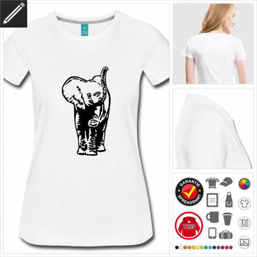 basic Baby-Elefant T-Shirt online Druckerei, hhe Qualitt