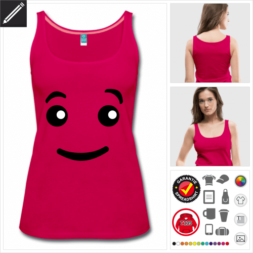 Frauen Lustige Augen T-Shirt online zu gestalten