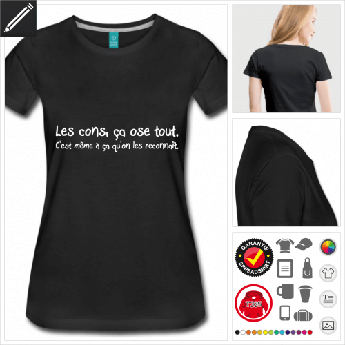 basic Zitat T-Shirt selbst gestalten. Online Druckerei