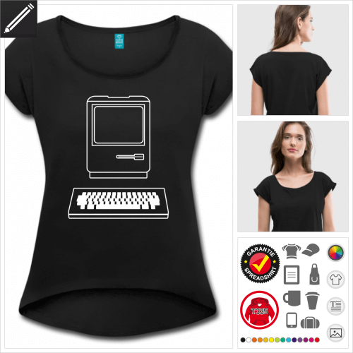 Computer T-Shirt online Druckerei, hhe Qualitt