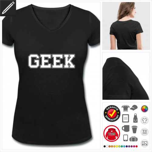 Geek College T-Shirt online gestalten