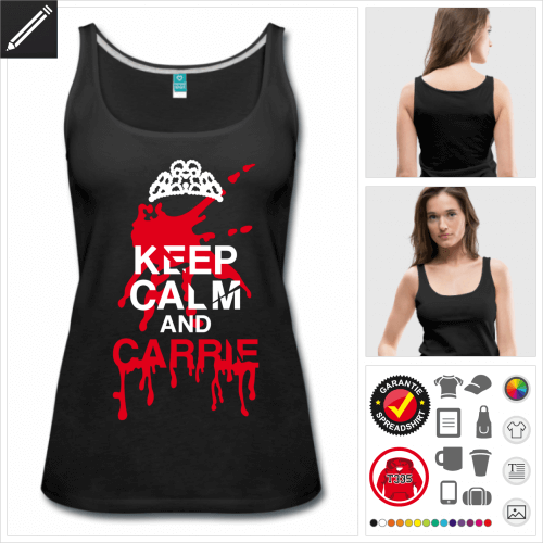 Keep calm Tank Top personalisieren