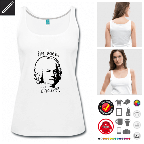 basic I'm Bach Tank Top online Druckerei, hhe Qualitt