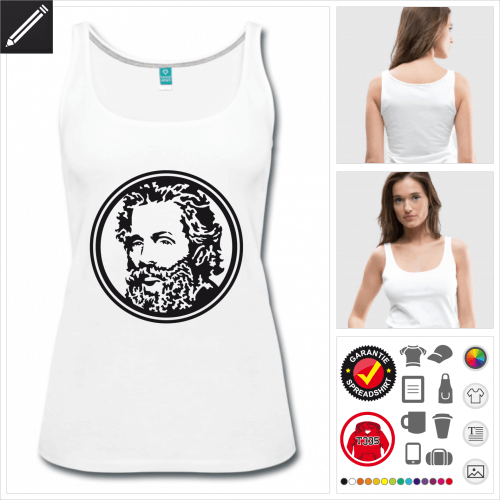 Literatur Tank Top online gestalten