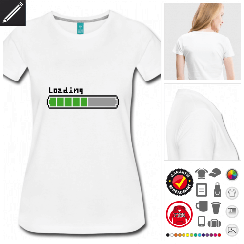 Gamer Kurzarmshirt online zu gestalten