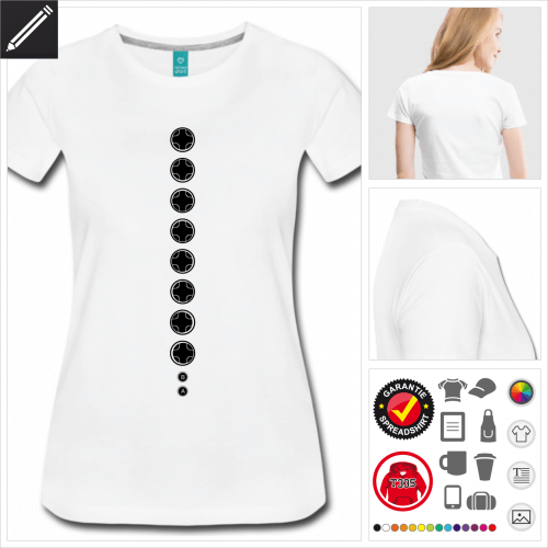 Frauen Retrogaming T-Shirt gestalten, Druck ab 1 Stuck