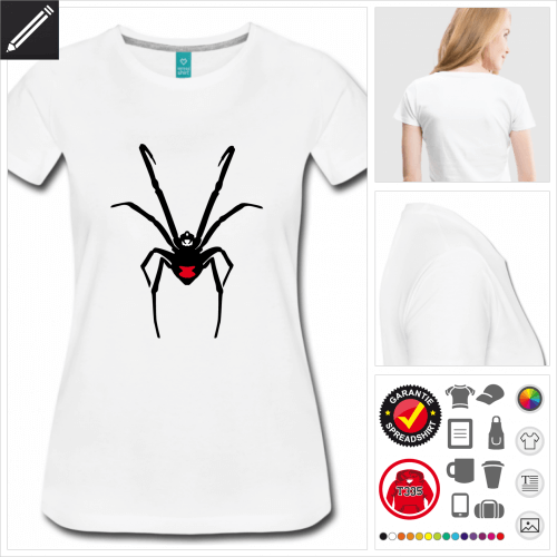 Spinne Kurzarmshirt selbst gestalten