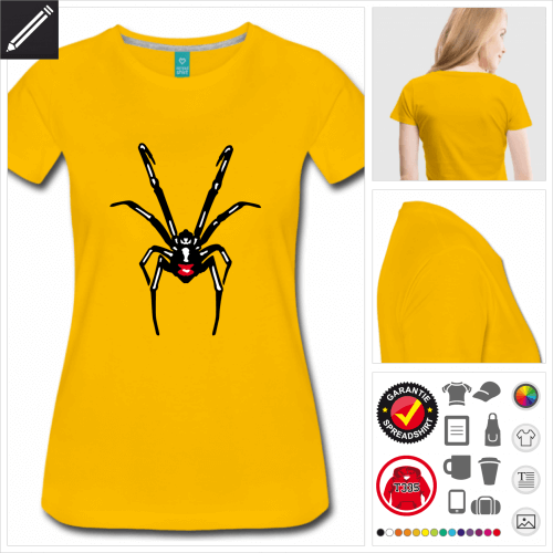 Black Widow T-Shirt online gestalten