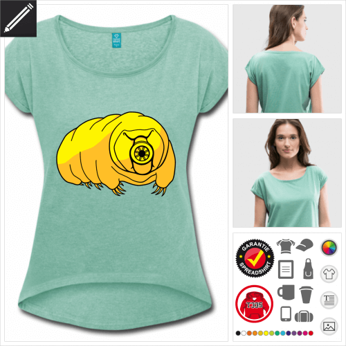 Frauen Tardigrade T-Shirt online gestalten
