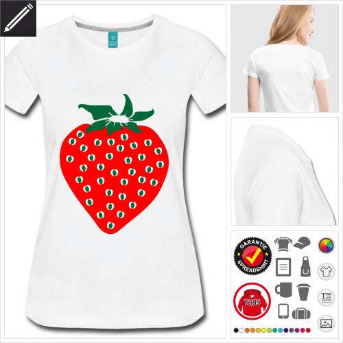 Frucht Kurzarmshirt selbst gestalten