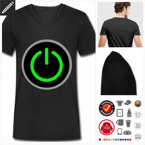 Start T-Shirt online Druckerei, höhe Qualität