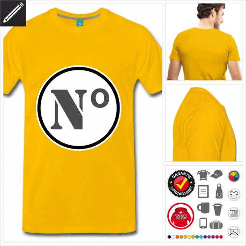 basic Nummer T-Shirt selbst gestalten