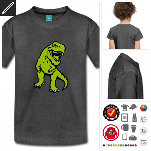 Kinder Tyrannosaurus T-Shirt selbst gestalten