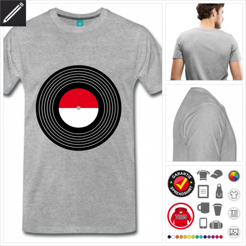 Vinyl T-Shirt selbst gestalten. Online Druckerei