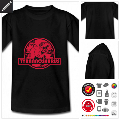 Tyrannosaurus Rex T-Shirt selbst gestalten. Druck ab 1 Stuck