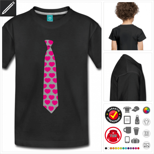 Kinder Herzen T-Shirt online Druckerei, höhe Qualität