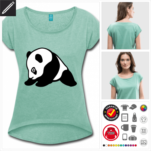 cropped Ser Panda Top online Druckerei, hhe Qualitt