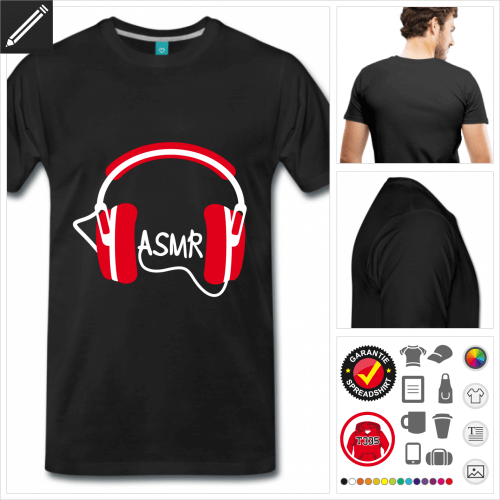 Asmr T-Shirt online zu gestalten