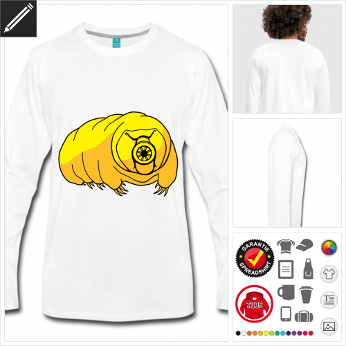 Tardigrade T-Shirt selbst gestalten. Druck ab 1 Stuck