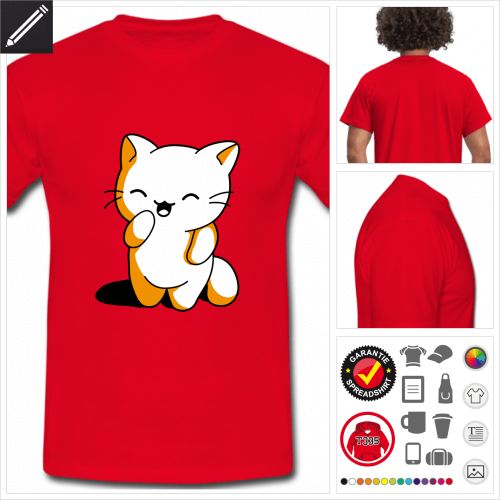 Katze T-Shirt selbst gestalten