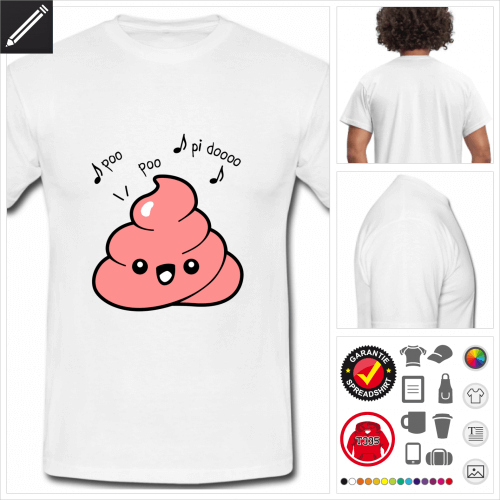 Mnner Kak emoji T-Shirt online Druckerei, hhe Qualitt