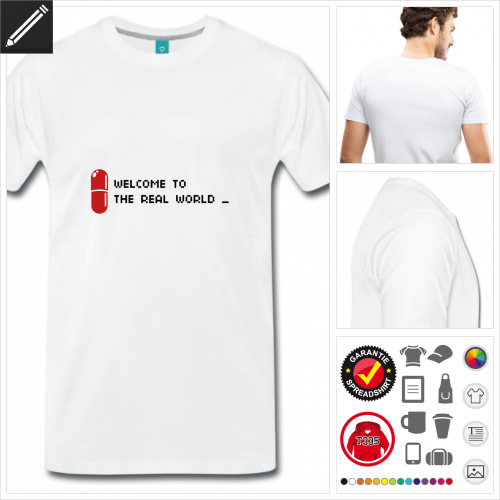 graues Zitat T-Shirt online Druckerei, hhe Qualitt