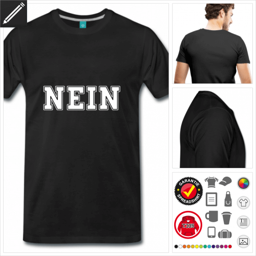 basic Witzige Sprche T-Shirt personalisieren