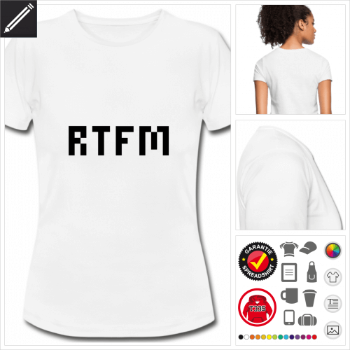 basic RTFM T-Shirt online zu gestalten