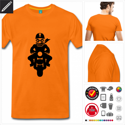 Bikers T-Shirt personalisieren