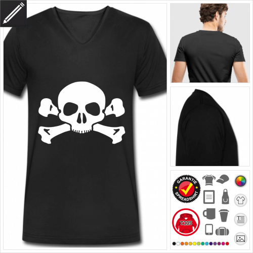 Piratenflagge T-Shirt zu gestalten