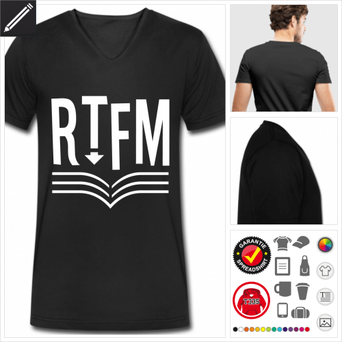 RTFM T-Shirt zu gestalten