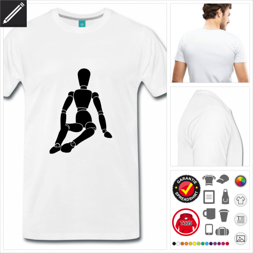 basic Gliederpuppe T-Shirt online gestalten