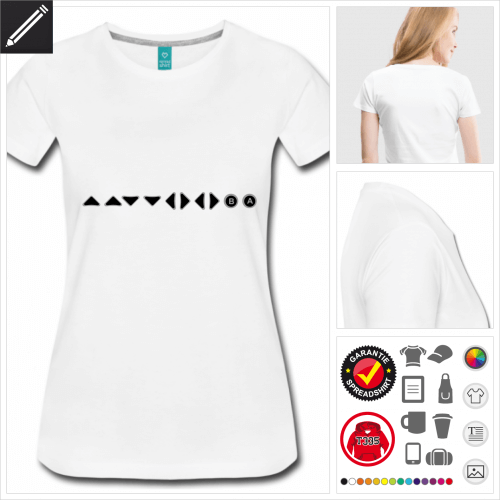 Frauen Cheat Code T-Shirt zu gestalten