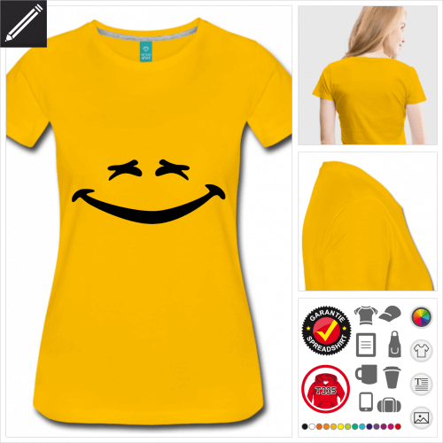 rosa Lachen T-Shirt online zu gestalten