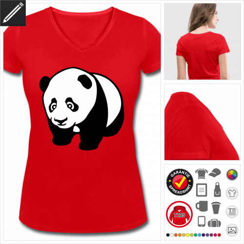 Pandas T-Shirt selbst gestalten