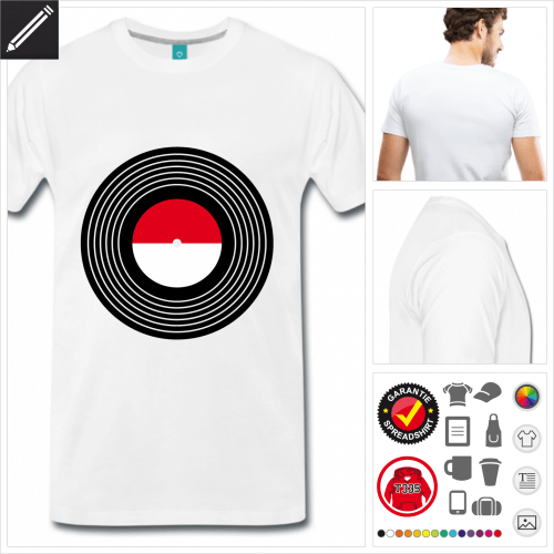 Mnner Vinyl T-Shirt online Druckerei, hhe Qualitt