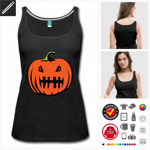 Jack o' Lantern Tank Top online Druckerei, hhe Qualitt