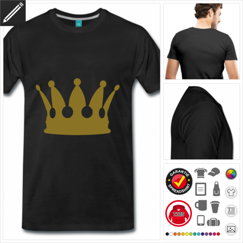 Krone T-Shirt personalisieren