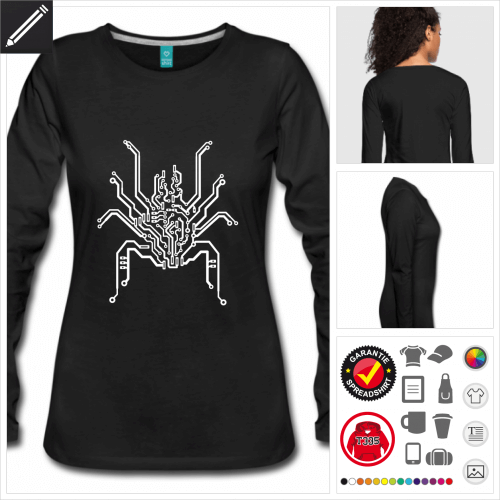 Frauen PCB T-Shirt online Druckerei, hhe Qualitt