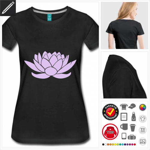 basic Blume T-Shirt selbst gestalten