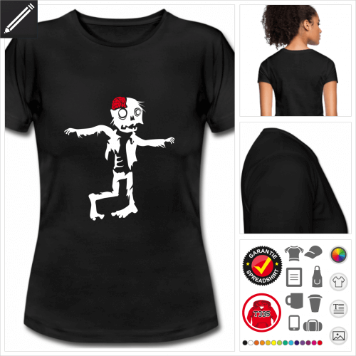 Zombies T-Shirt online zu gestalten