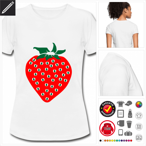 basic Frucht T-Shirt selbst gestalten. Online Druckerei