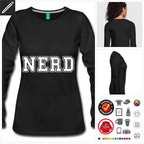 Nerd T-Shirt online gestalten