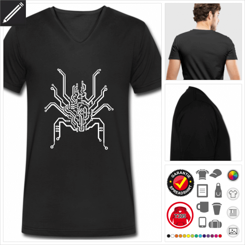 PCB T-Shirt fr Mnner selbst gestalten