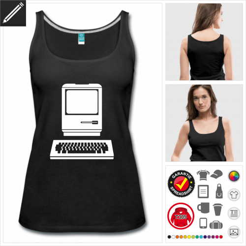 Frauen Retrogaming T-Shirt online zu gestalten