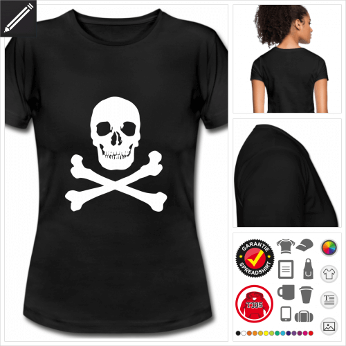 Pirat Kurzarmshirt personalisieren