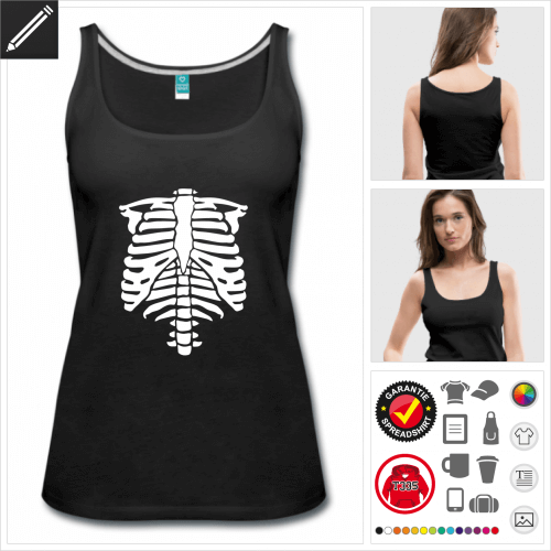 Halloween Tank Top online gestalten