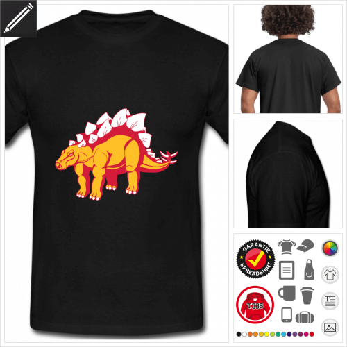 Dinosaurier T-Shirt fr Mnner online gestalten